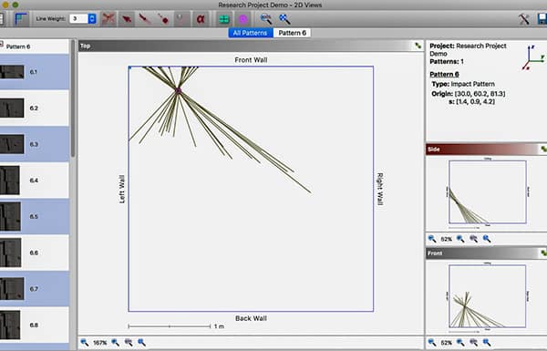 Hemospat Area of Origin Reconstruction - Pinnacle Forensics